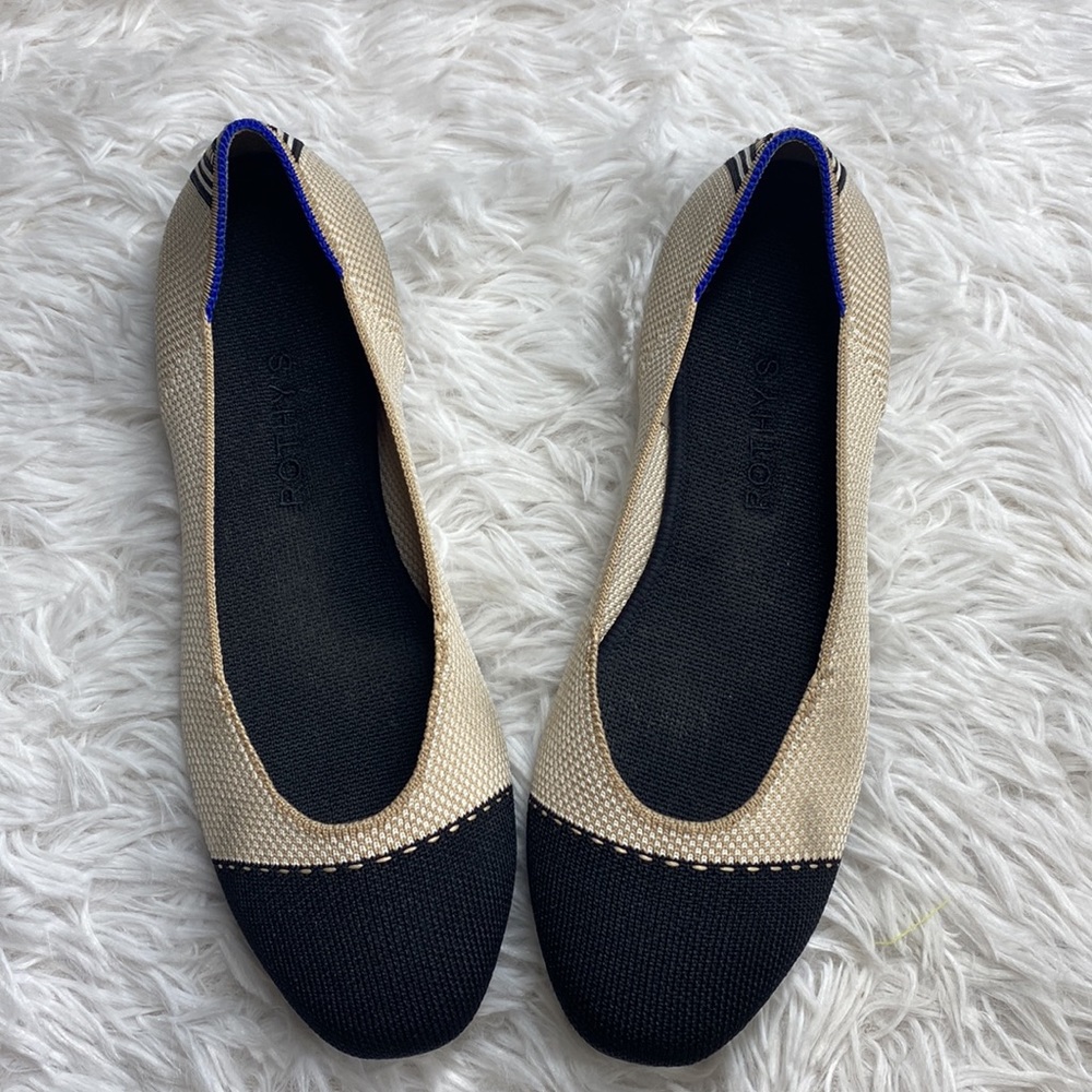 Rothy’s “The Square” In Tuxedo Size 9 - image 8